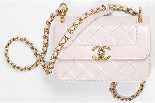 Chanel Vintage Mini Flap Bag With Quilted CC thumb