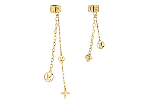 Louis Vuitton Nanogram Earphone Earrings thumb