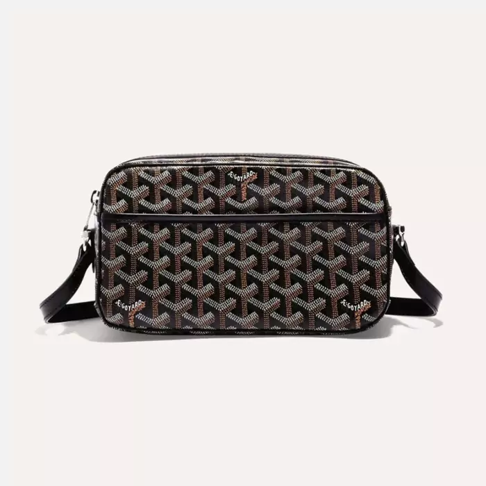 goyard cap vert bag front 2