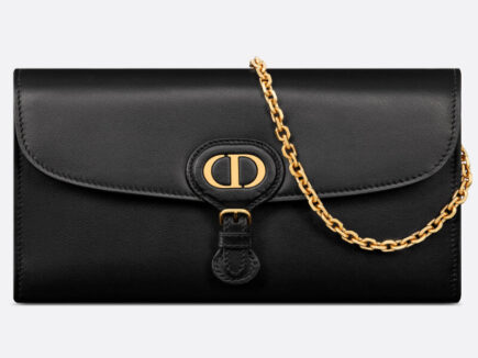 DIOR BOBBY EAST WEST pouch with chain Replica Shopping