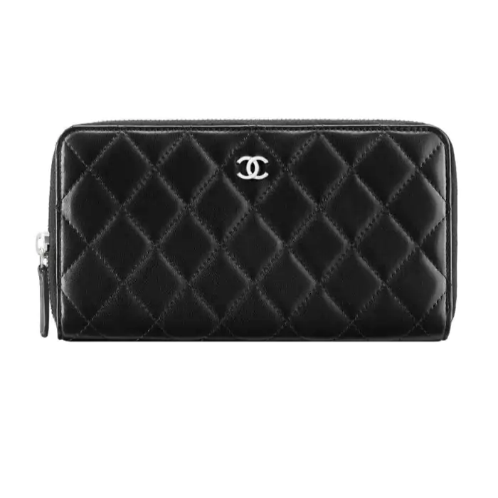 chanel zip around wallet Replica Shopping 1