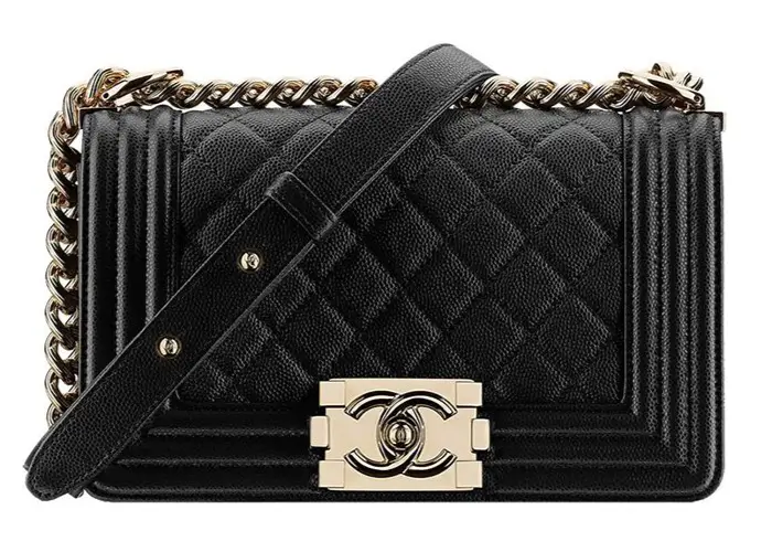 chanel boy bag front image