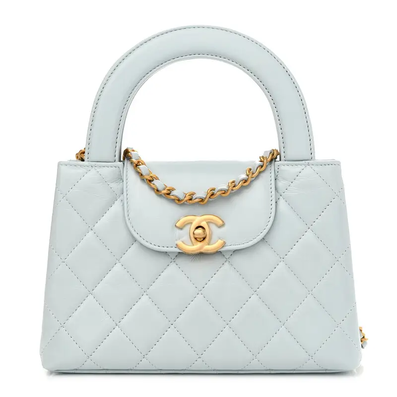 chanel kelly bag light blue 1