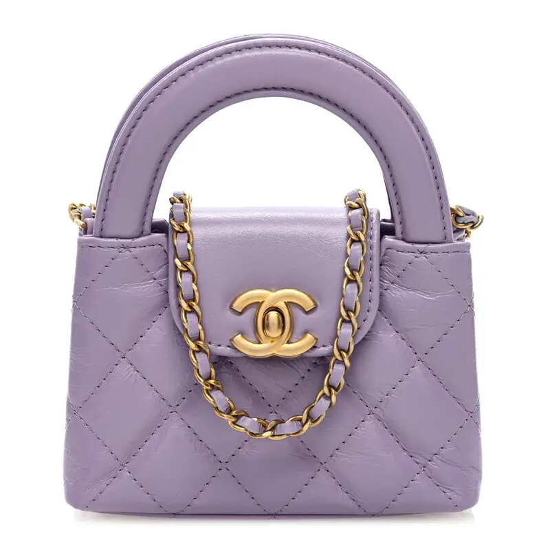 chanel kelly bag purple