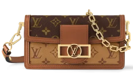 Louis Vuitton Dauphine East West Bag in Monogram Reverse Featured image