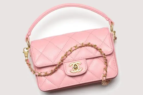 Chanel Mini Classic Flap Bag With Top Handle in Patent Calfskin Featured image 3