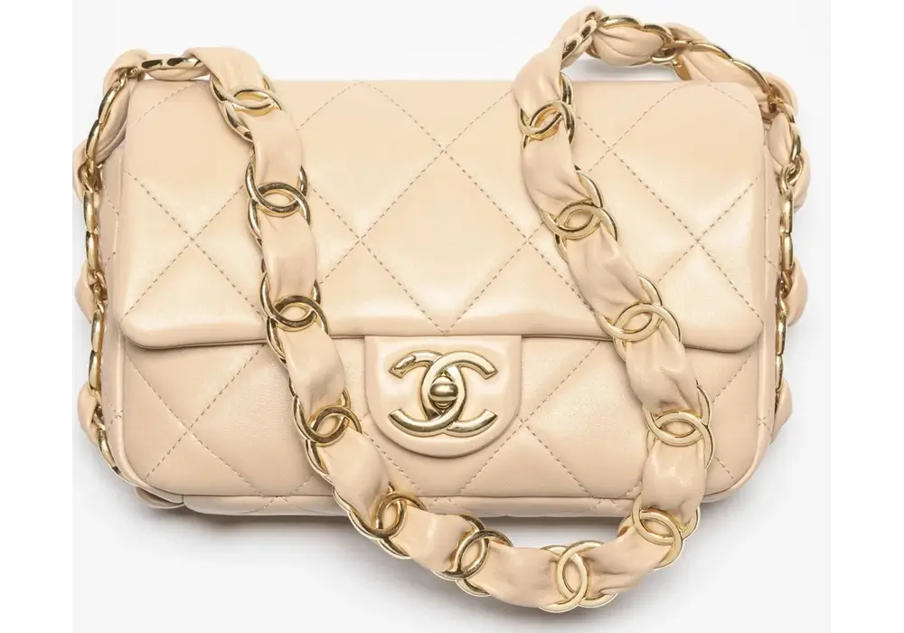 Chanel Small Flap Bag With CC Strap Front image