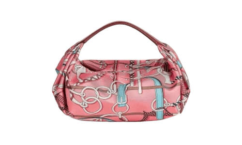 Hermes Balusoie Bag in Silk and Hunter Featured image