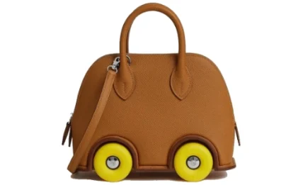 Hermes Bolide On The Wheels Bag in Epsom Gold Featured image