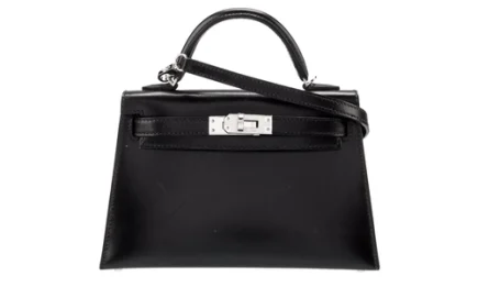 Hermes Mini Kelly II Sellier Bag in Box Leather Featured image