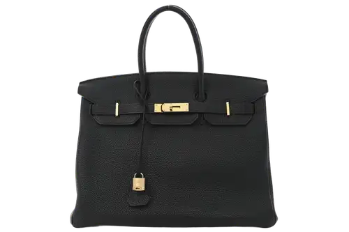 Hermes Birkin 35 Bag in Togo Black Featured image